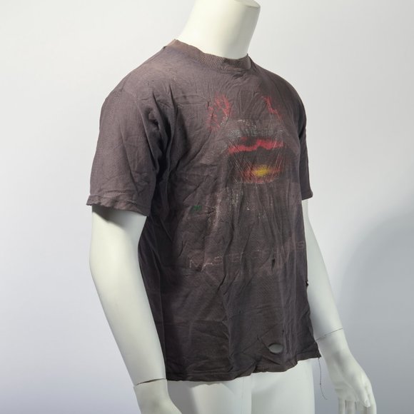Metallica Master of Puppets Original Vintage Shredded T-Shirt Metal Tee Size L - Picture 2 of 9